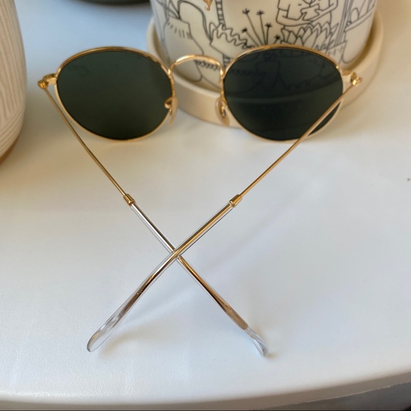 Round metal Ray-Ban sunglasses - Picture 3 of 6